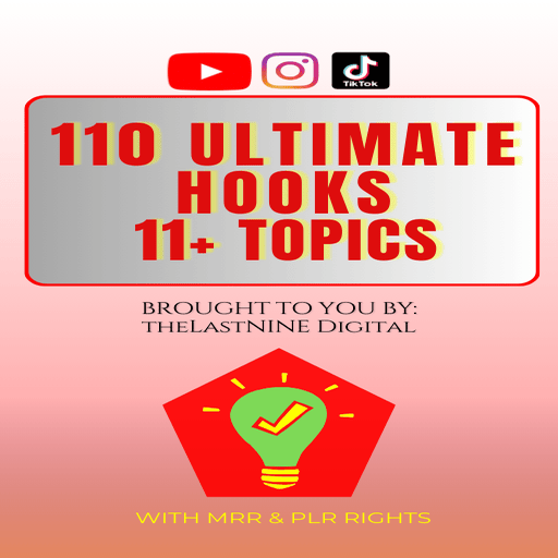 110 Viral Hooks for YouTube & Instagram ๐ฏ๐ฅ | Engage, Grow & Profit with Resell Rights!