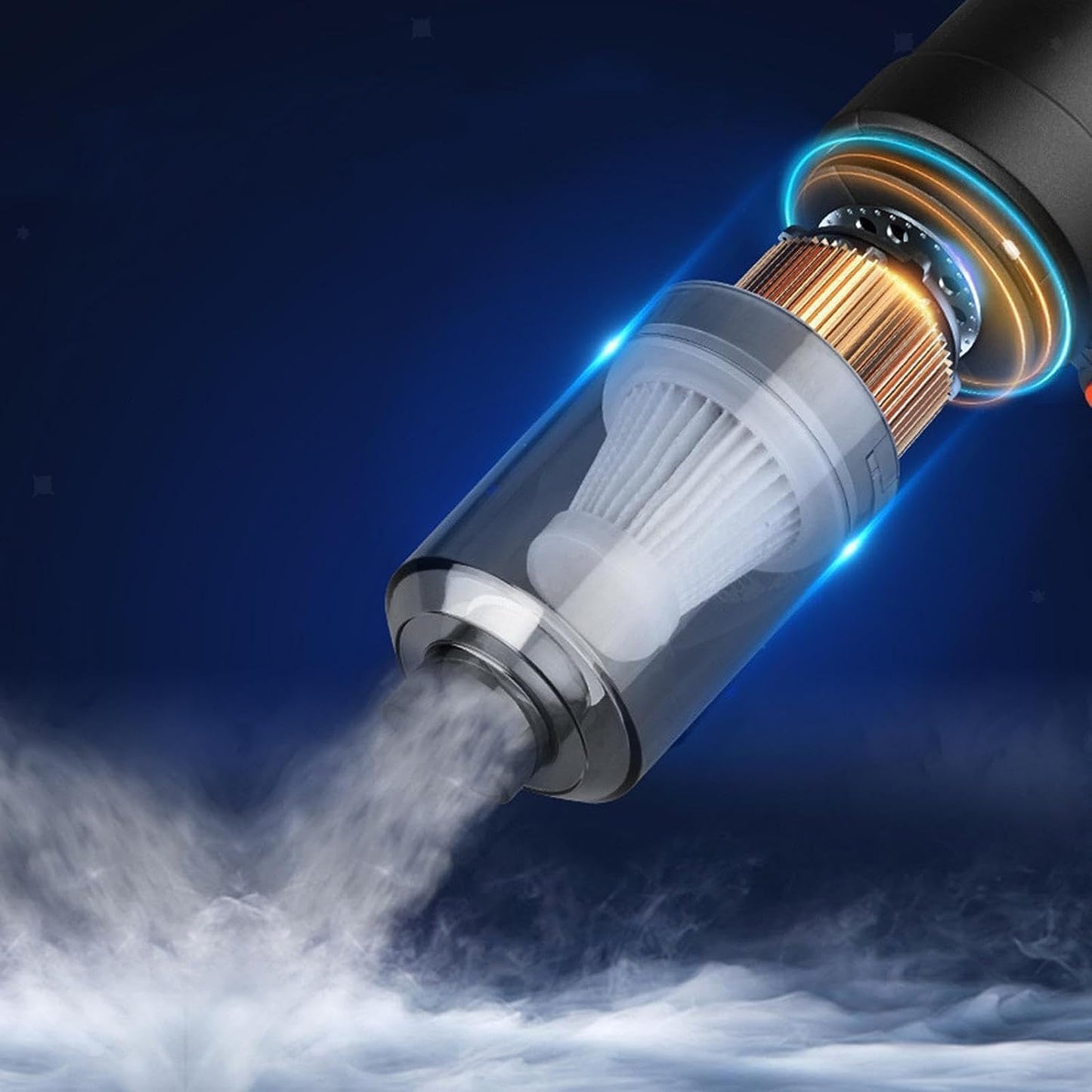 3-in-1 Wireless Car Vacuum Cleaner with Blower 🌬️| USB Rechargeable, Portable & Lightweight 🚗✨