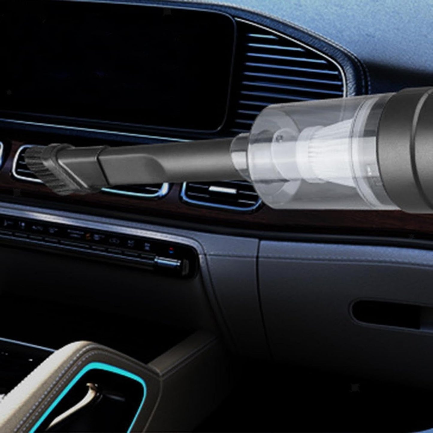 3-in-1 Wireless Car Vacuum Cleaner with Blower 🌬️| USB Rechargeable, Portable & Lightweight 🚗✨