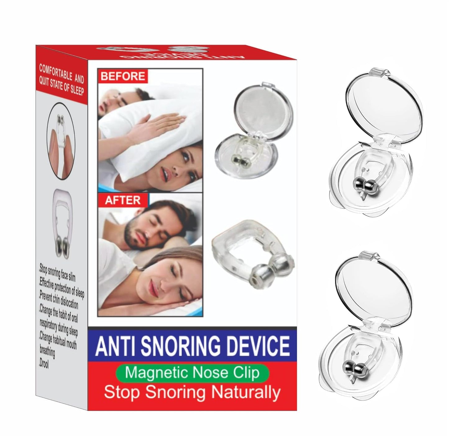 Magnetic Anti-Snoring Nose Clip | Comfortable & Effective Solution π