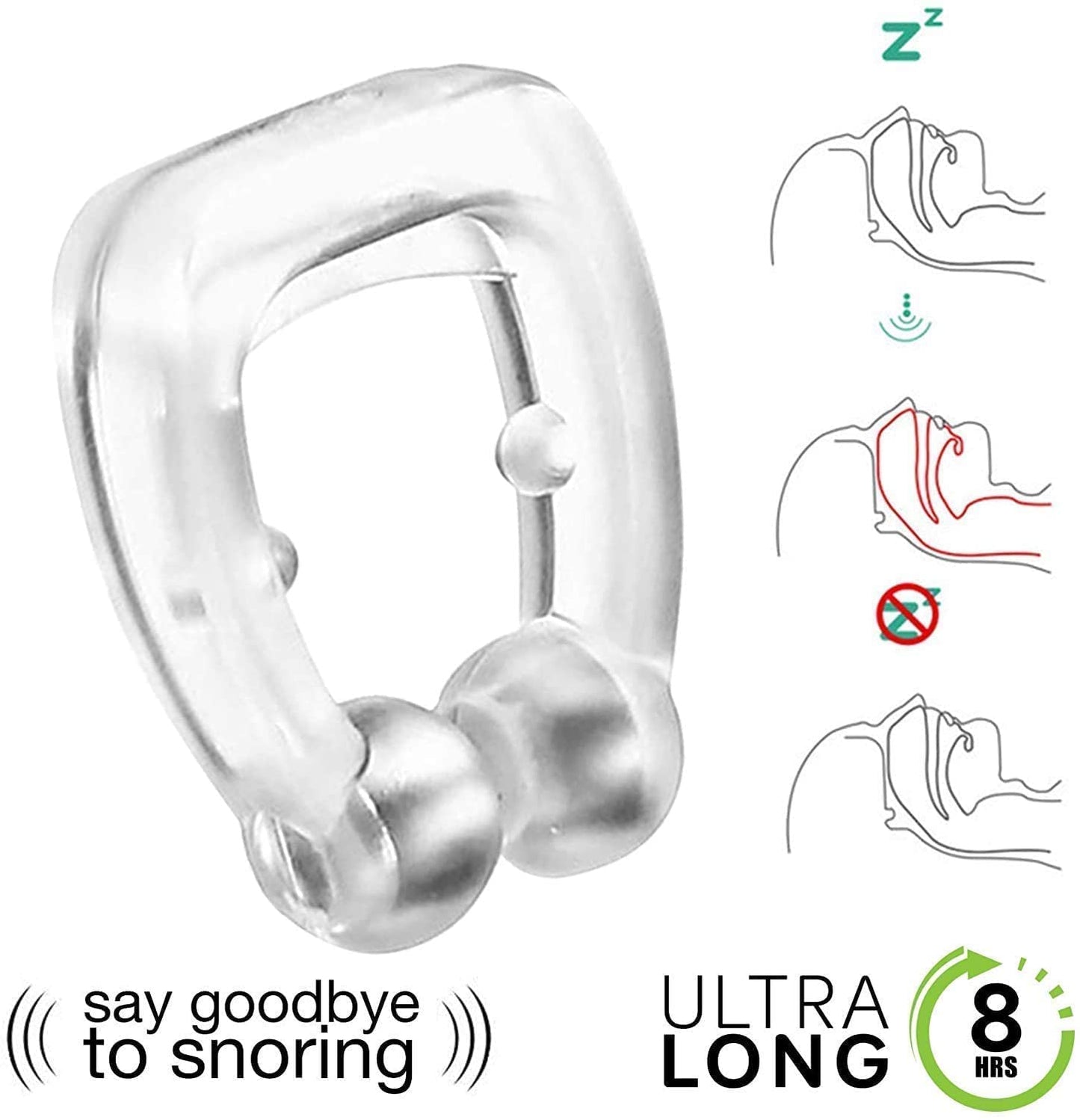 Magnetic Anti-Snoring Nose Clip | Comfortable & Effective Solution π