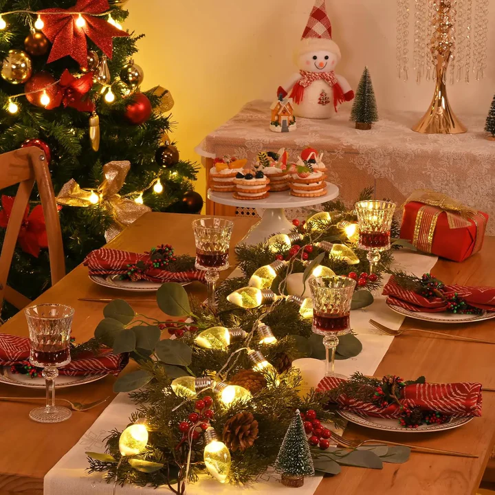 Christmas Tree Snow Globe Lights πβ¨ | Magical LED Glow for the Holidays