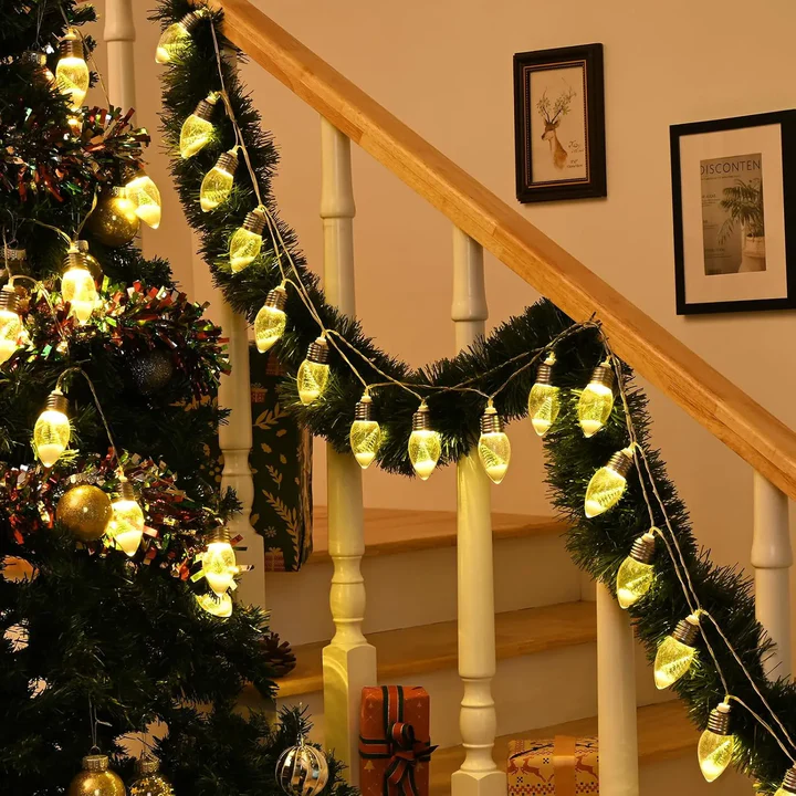 Christmas Tree Snow Globe Lights πβ¨ | Magical LED Glow for the Holidays