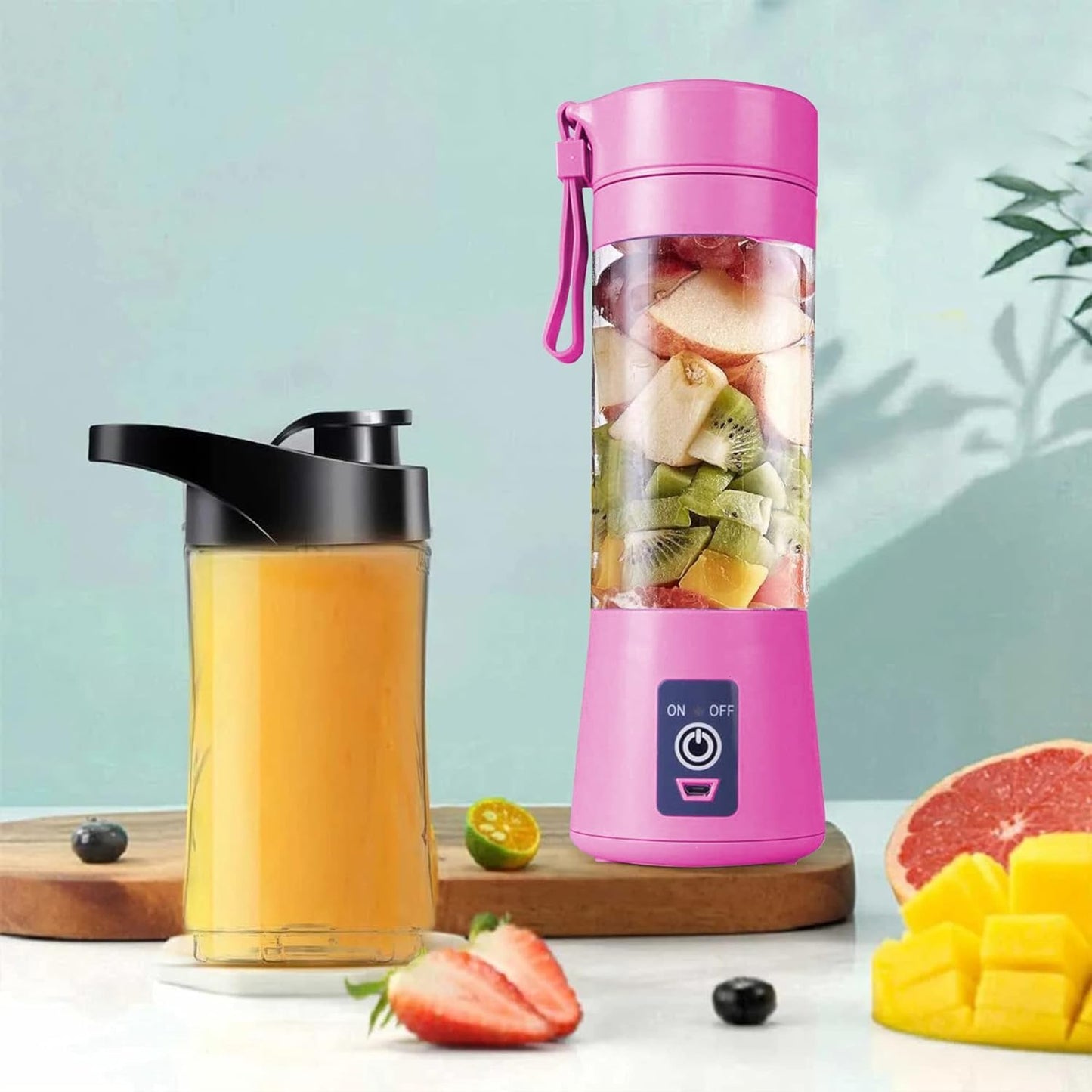 Foldable Silicone Kettle (600ml) | USB Rechargeable Juicer Blender (380ml) | Combo🌟