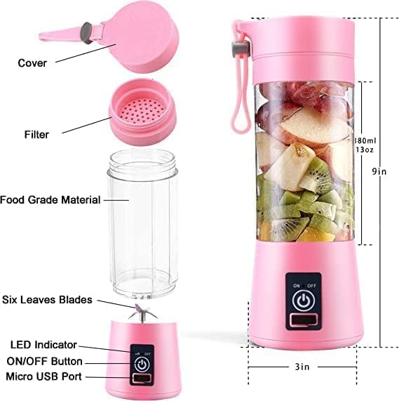 Foldable Silicone Kettle (600ml) | USB Rechargeable Juicer Blender (380ml) | Combo🌟