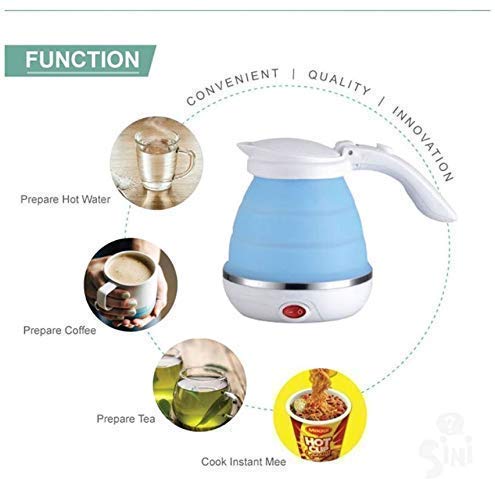 Foldable Silicone Kettle (600ml) | USB Rechargeable Juicer Blender (380ml) | Combo🌟