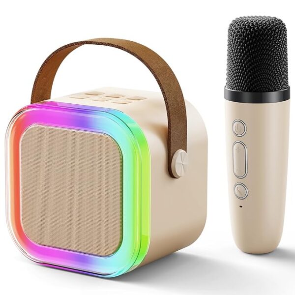 K12 Wireless Karaoke Speaker with RGB Lights & Mic🎤| Portable Bluetooth Fun 🎶