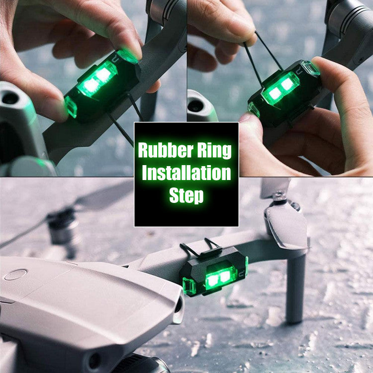 Multicolor LED Aircraft Strobe Lights (Pack of 3)ππ΄ββοΈ| USB Rechargeable, Waterproof, for Bikes, Drones & More βοΈ