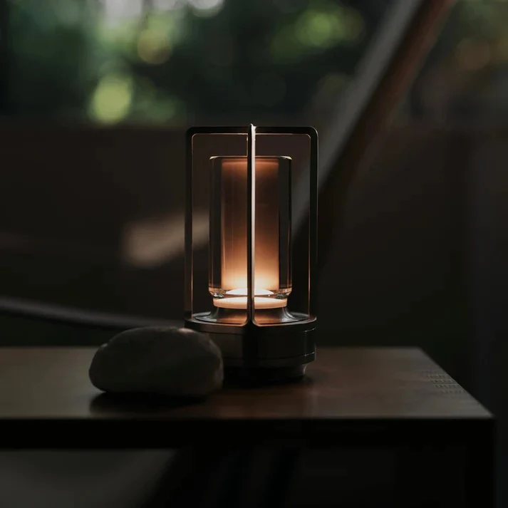 Elegant Gold Rechargeable LED Lantern Lamp 1803A 🏮✨ | Portable & Stylish