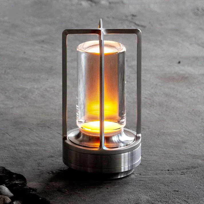 Elegant Gold Rechargeable LED Lantern Lamp 1803A 🏮✨ | Portable & Stylish