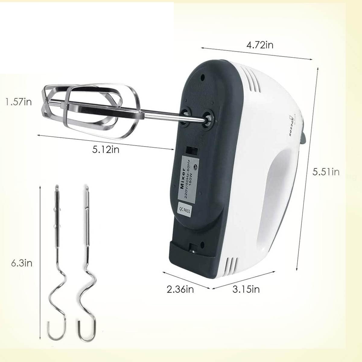 Scarlett 7-Speed Electric Hand Mixer | Lightweight & Versatile Kitchen Companion β¨π°