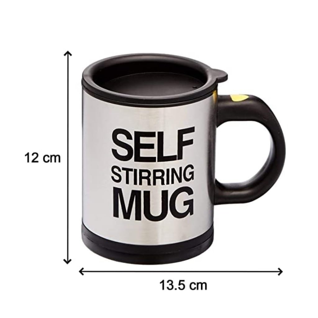 Self-Stirring Coffee Mug ☕️✨| Automatic Mixing, Stainless Steel Insulated Travel Cup