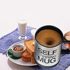 Self-Stirring Coffee Mug ☕️✨| Automatic Mixing, Stainless Steel Insulated Travel Cup