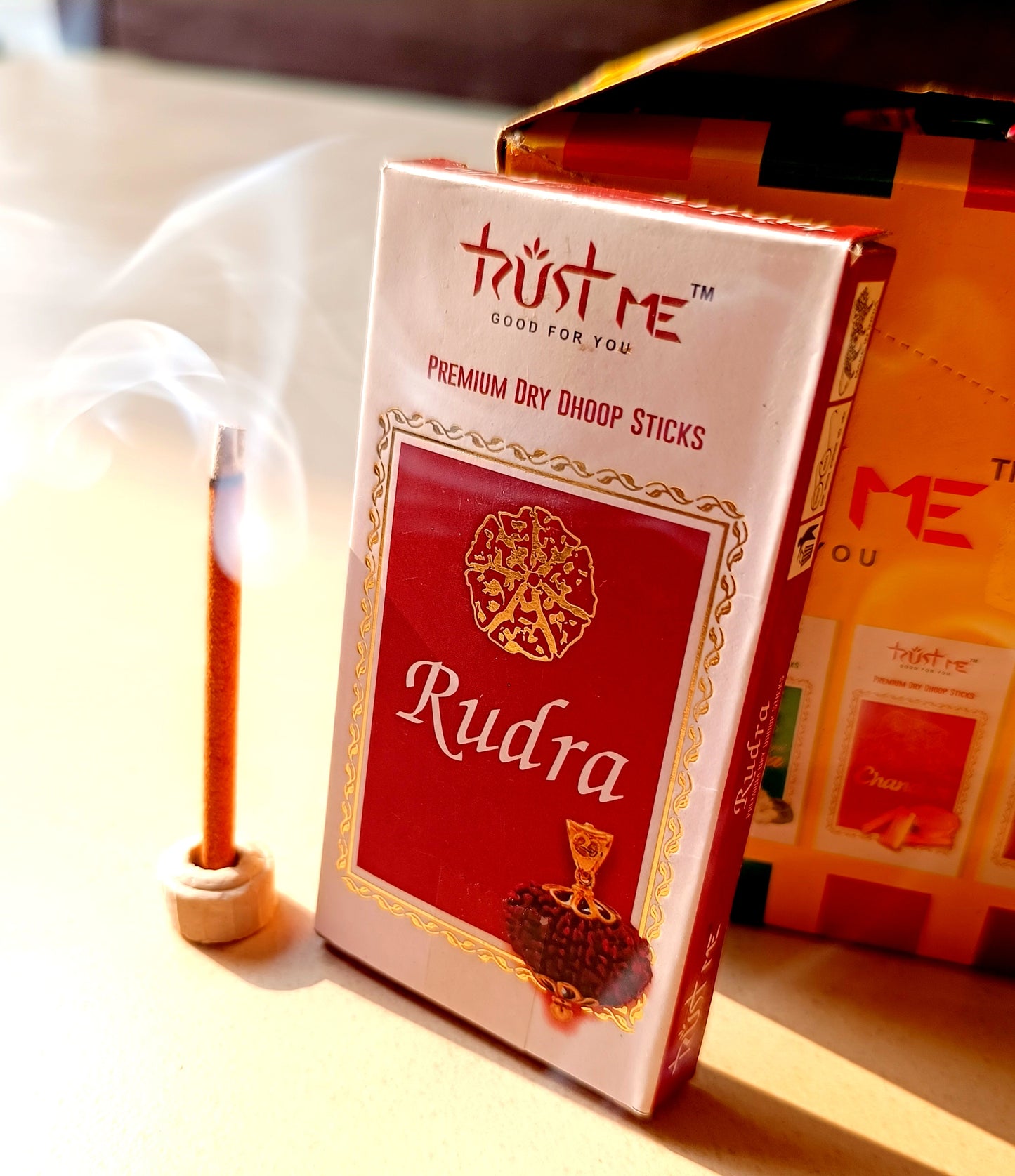 TRUSTME Premium Dry Dhoop Sticks | 6 Divine Fragrances for Peace & Positivity! 🕉️