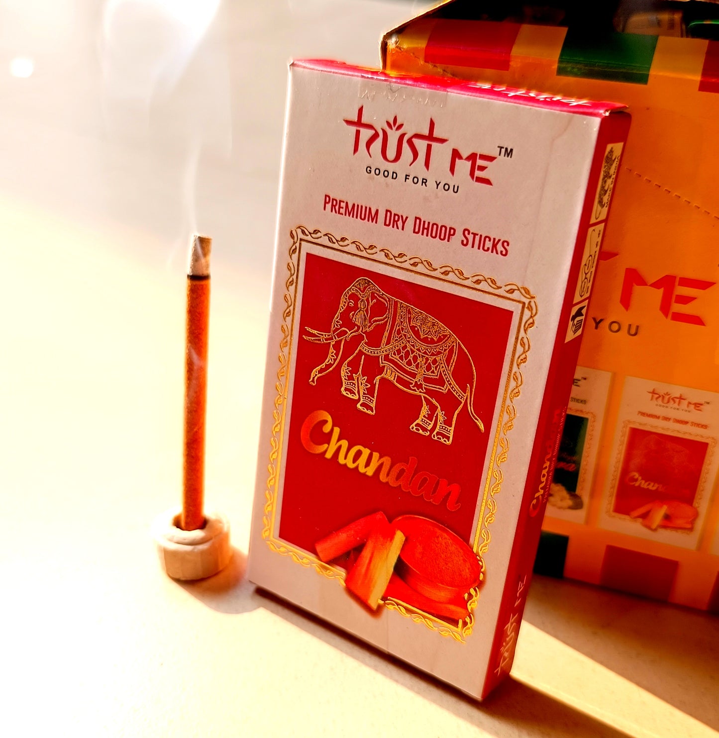 TRUSTME Premium Dry Dhoop Sticks | 6 Divine Fragrances for Peace & Positivity! 🕉️