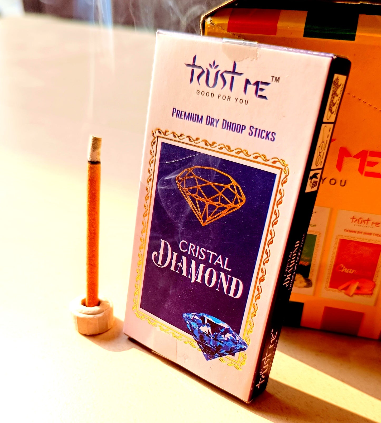 TRUSTME Premium Dry Dhoop Sticks | 6 Divine Fragrances for Peace & Positivity! 🕉️