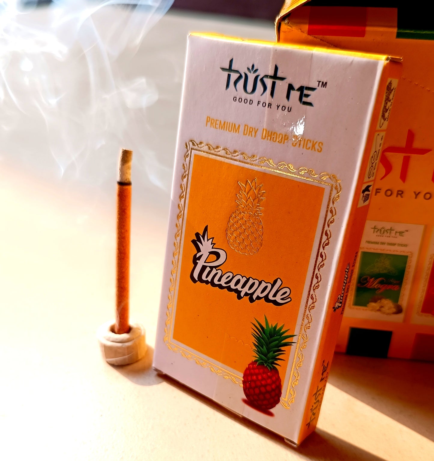 TRUSTME Premium Dry Dhoop Sticks | 6 Divine Fragrances for Peace & Positivity! 🕉️