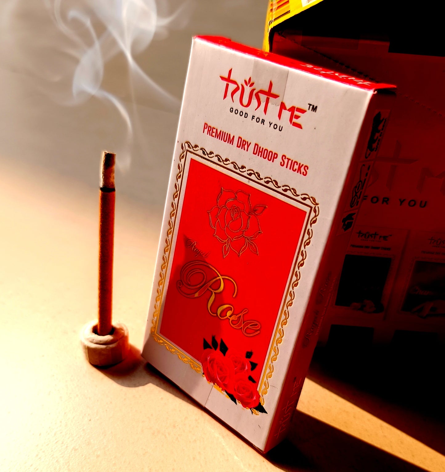 TRUSTME Premium Dry Dhoop Sticks | 6 Divine Fragrances for Peace & Positivity! 🕉️