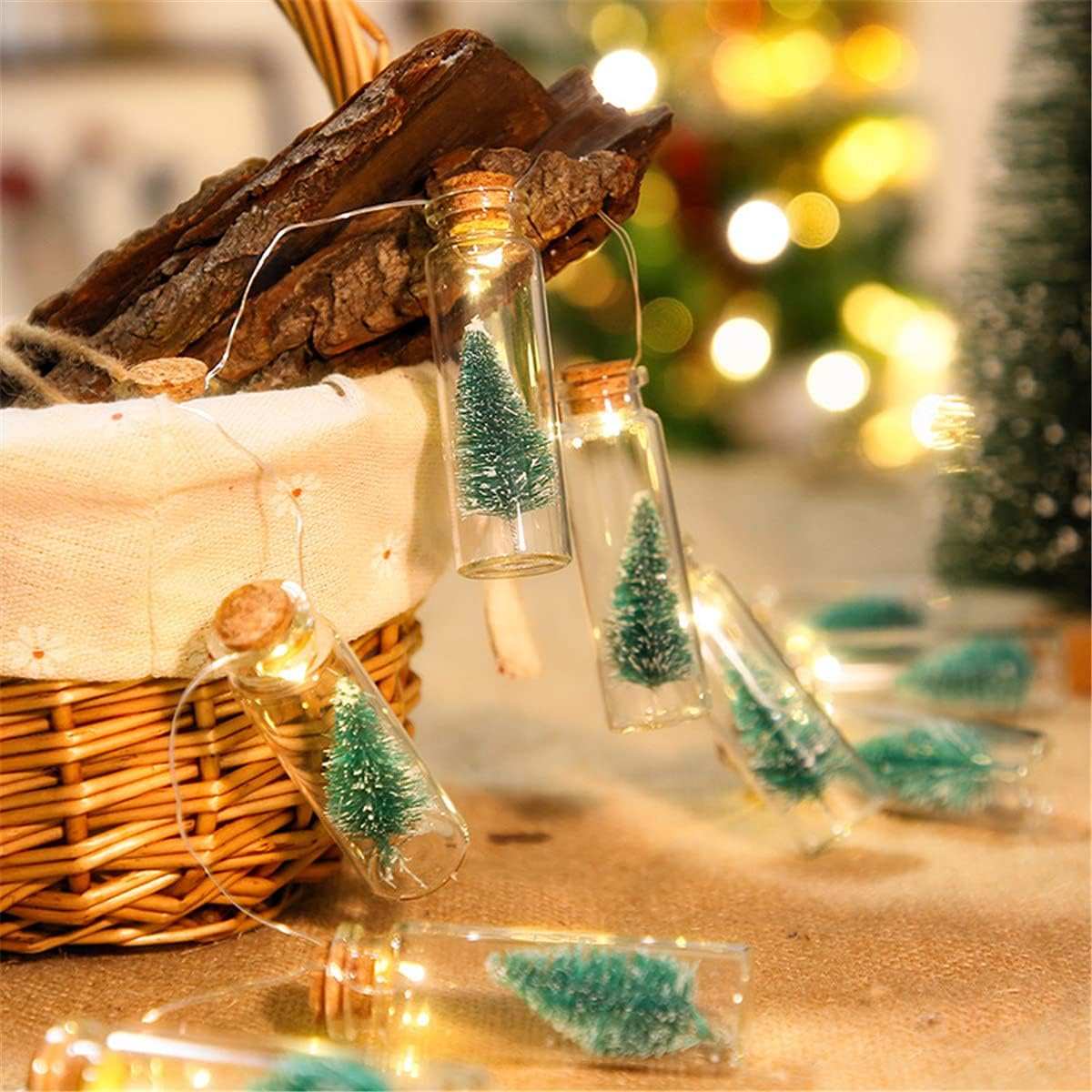 Wishing Bottle LED Christmas Lights π| Magical Glow for the Holidays β¨