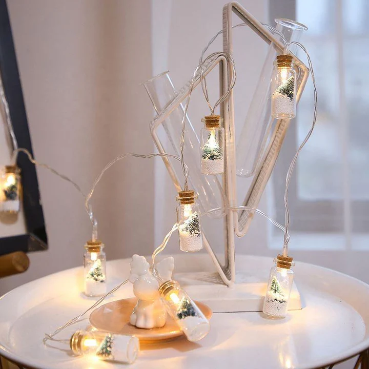 Wishing Bottle LED Christmas Lights π| Magical Glow for the Holidays β¨