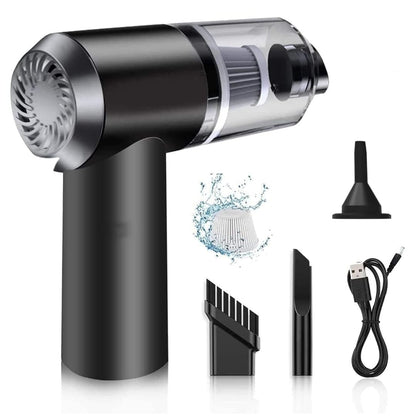 3-in-1 Wireless Car Vacuum Cleaner with Blower 🌬️| USB Rechargeable, Portable & Lightweight 🚗✨