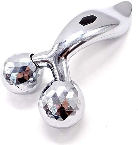 3D Silver Massager Roller | Full-Body Relaxation & Skin-Lifting Tool