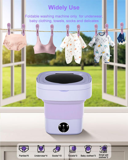 Portable Mini Washing Machine | Quick & Easy Laundry Anywhere