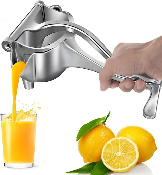 Aluminium Manual Fruit Juicer | Heavy Duty Hand Press Squeezer with Ergonomic Handle 🍊