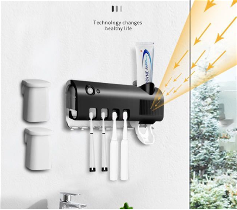 Smart 3-in-1 Automatic Toothpaste Dispenser & UV Sterilizer | Hygienic, Smart Toothbrush Holder 🦷✨