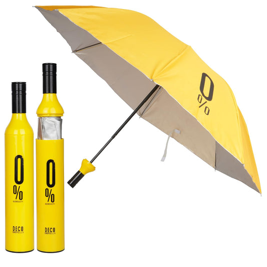 Compact Wine Bottle Folding Umbrella 🌂🍷 | Lightweight, Stylish and Travel-Friendly 🌈