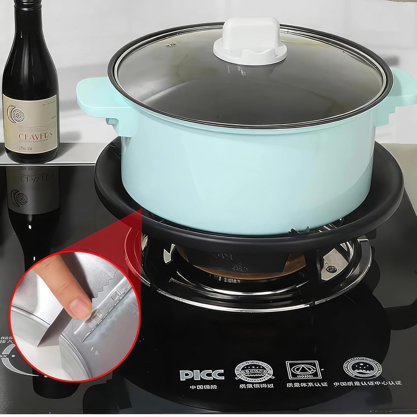 Gas Saver Burner Stand (Pack of 2)🔥| Energy-Saving & Windproof Cooking Stand