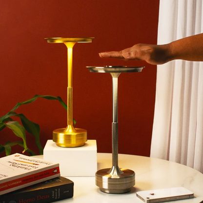 Gold Cordless Desk Lamp | 3-Color Touch Control 💡✨