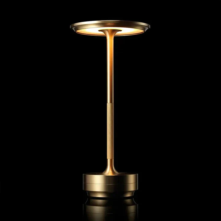 Gold Cordless Desk Lamp | 3-Color Touch Control 💡✨