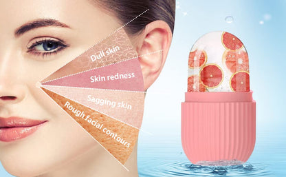 Ice Roller for Glowing Skin & Puffy Eyes ❄️✨ | Reusable, Unbreakable & Skin-Friendly