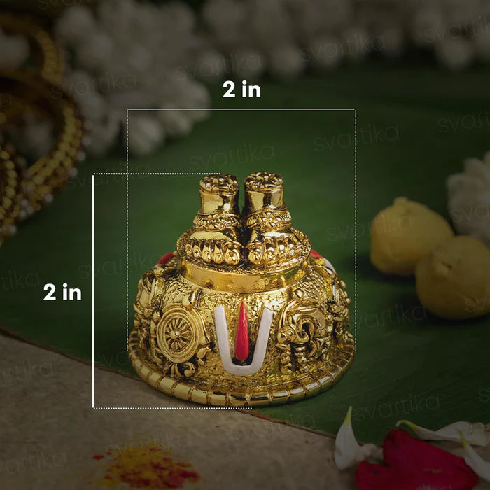 Lord Balaji Charan Idol | Lord Venkateswara Feet with Shanku & Chakra 🕉️