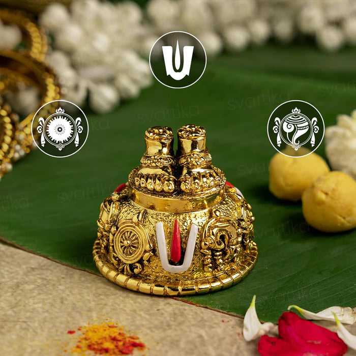 Lord Balaji Charan Idol | Lord Venkateswara Feet with Shanku & Chakra 🕉️