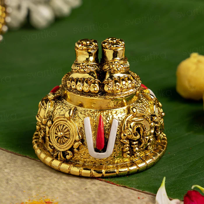 Lord Balaji Charan Idol | Lord Venkateswara Feet with Shanku & Chakra 🕉️