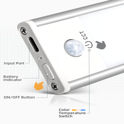 Magnetic LED Motion Sensor Light Strip | Adjustable Brightness & Easy Install 💡