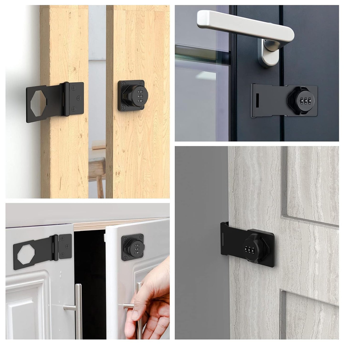 Mechanical Combination Lock for Cabinets, Gates, & Small Doors | Keyless, Durable, and Secure 🔒