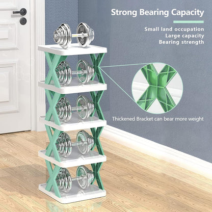 Stylish Stackable Shoe Rack | Adjustable, Space-Saving Organizer for All Needs 🥿✨