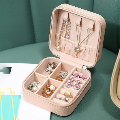 Premium Jewellery Organizer PU Leather Box | Compact, Stylish, & Gift-Ready ✨