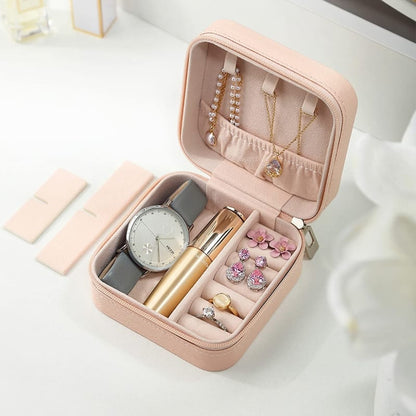 Premium Jewellery Organizer PU Leather Box | Compact, Stylish, & Gift-Ready ✨