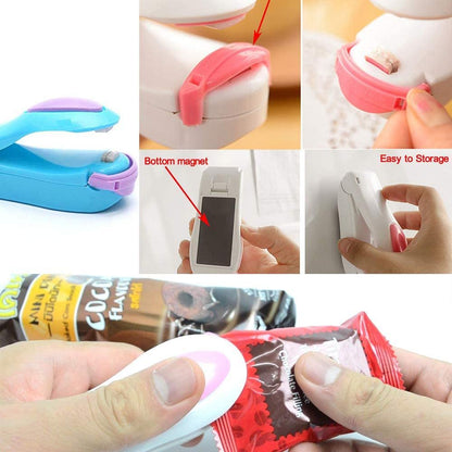 Portable Mini Heat Sealing Machine | Keep Food Fresh & Snacks Sealed 🍟✨